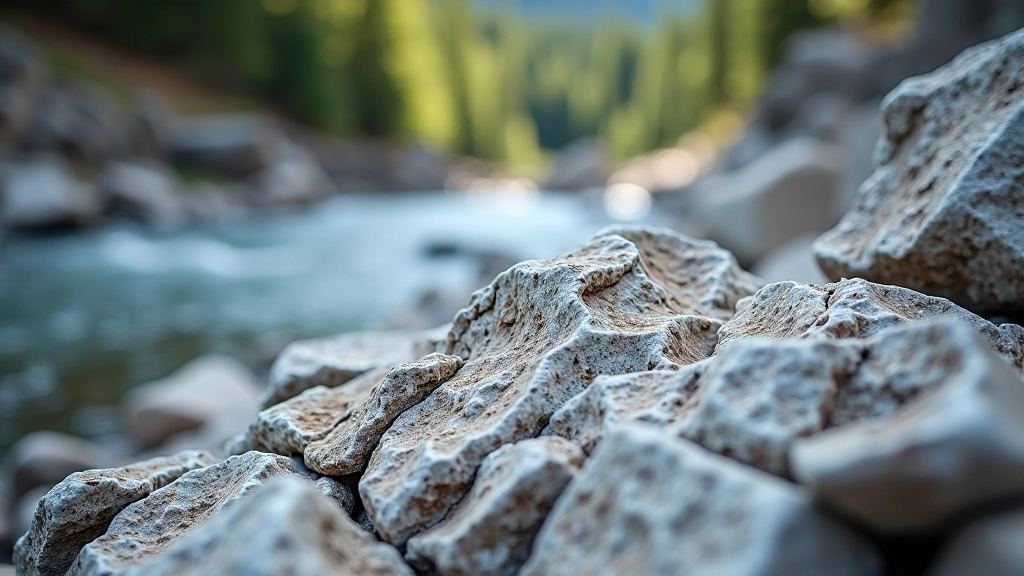 Přibližný pohled na vrstvené kamenné útvary s viditelnou mineralogickou strukturou a přírodní texturou